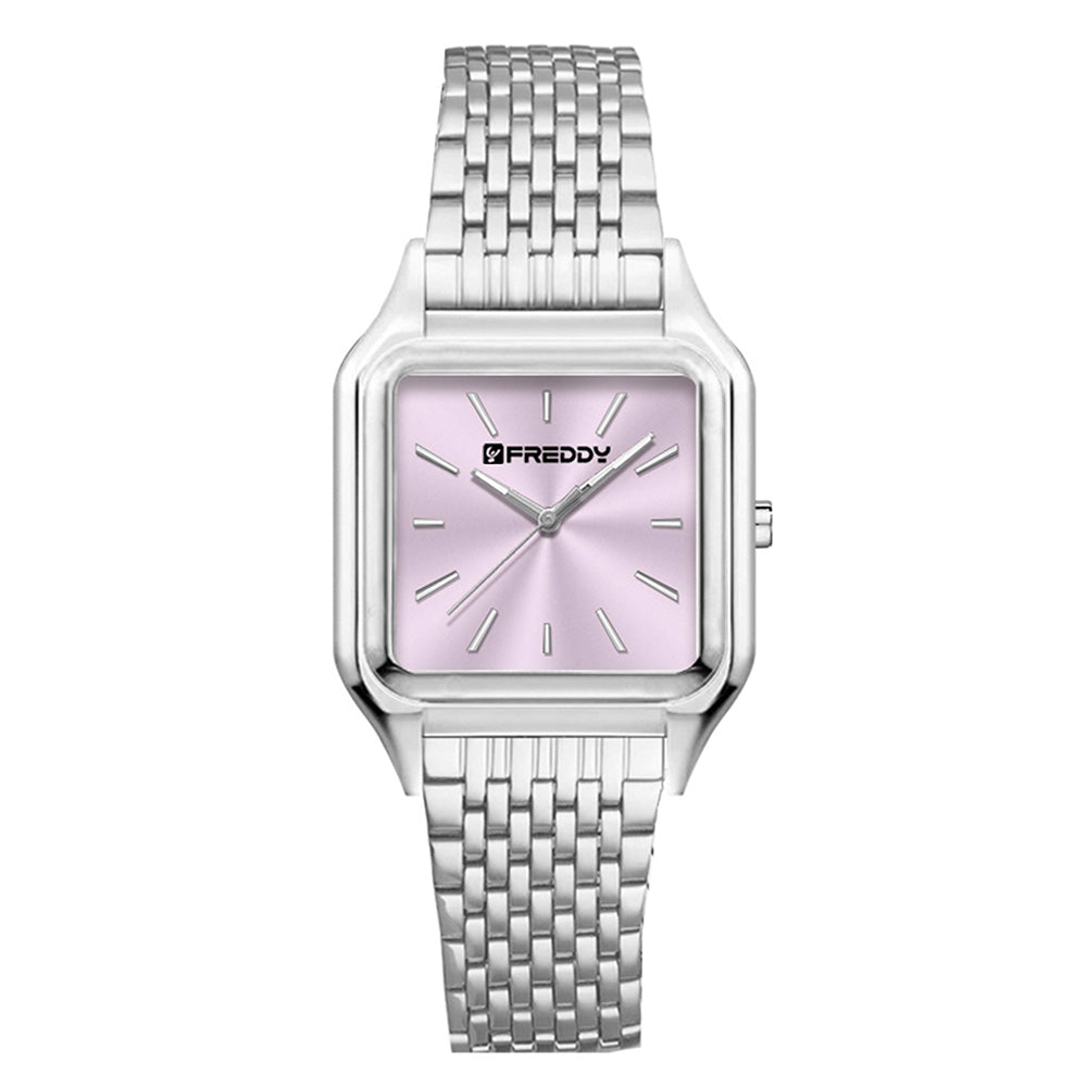 Freddy Icona Silver e Rosa - orologio