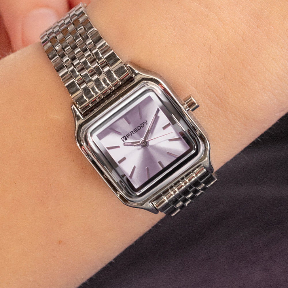 Freddy Icona Silver e Rosa - orologio