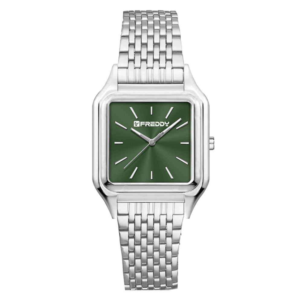 Freddy Icona Silver e Verde - orologio