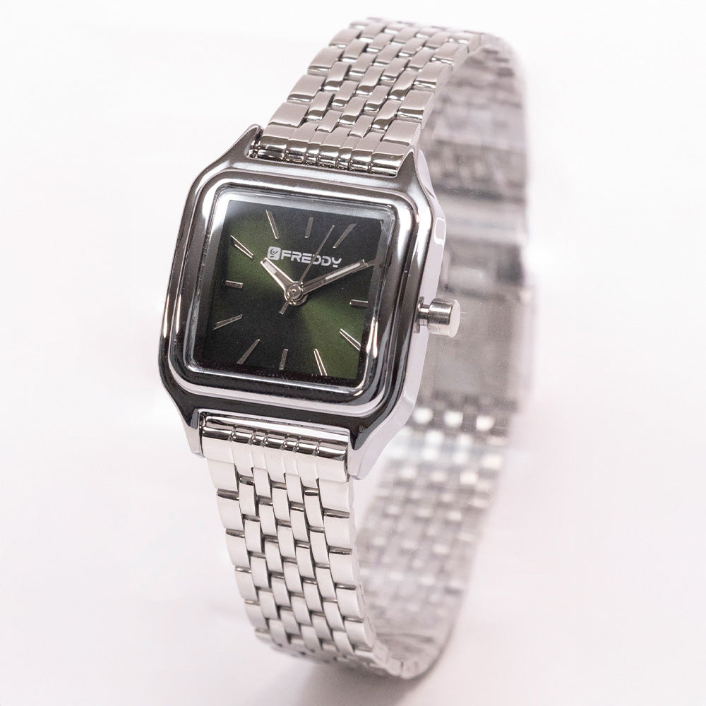 Freddy Icona Silver e Verde - orologio