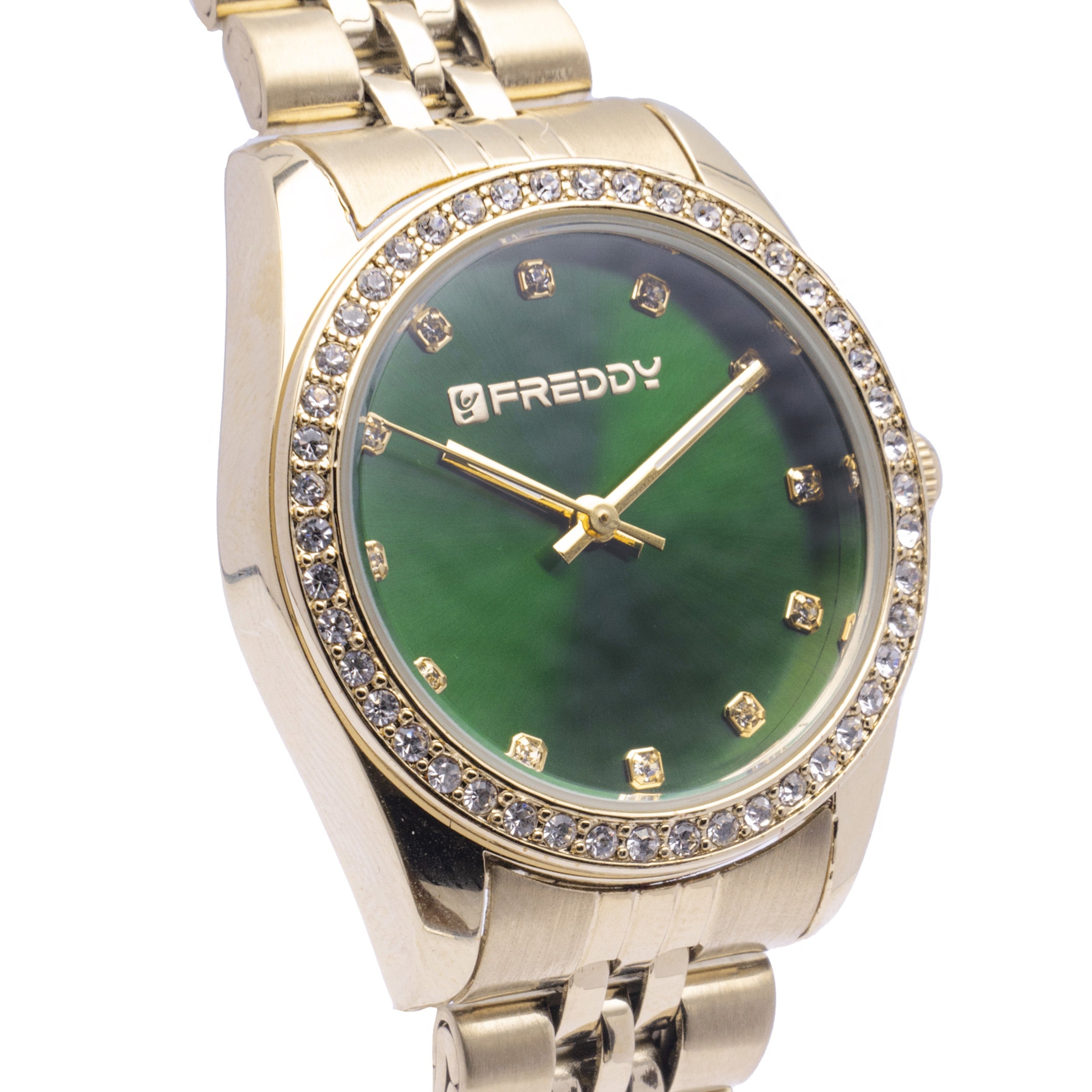 Freddy Joy Gold e Verde con Gemme - orologio