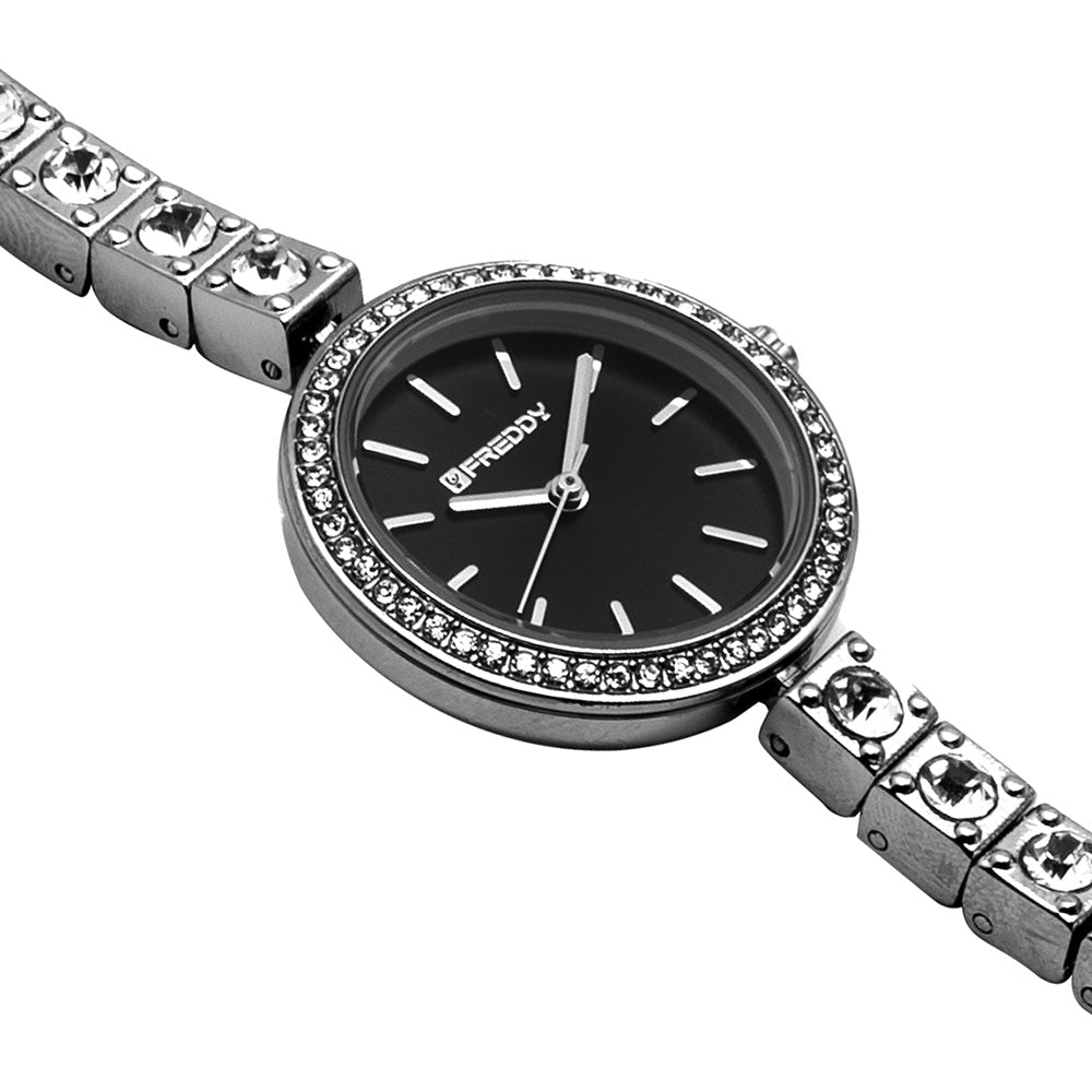 Freddy Miroir Silver e Nero - orologio