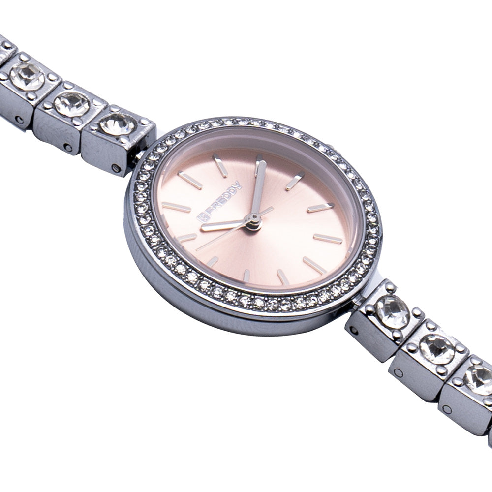 Freddy Miroir Silver e Rosa - orologio