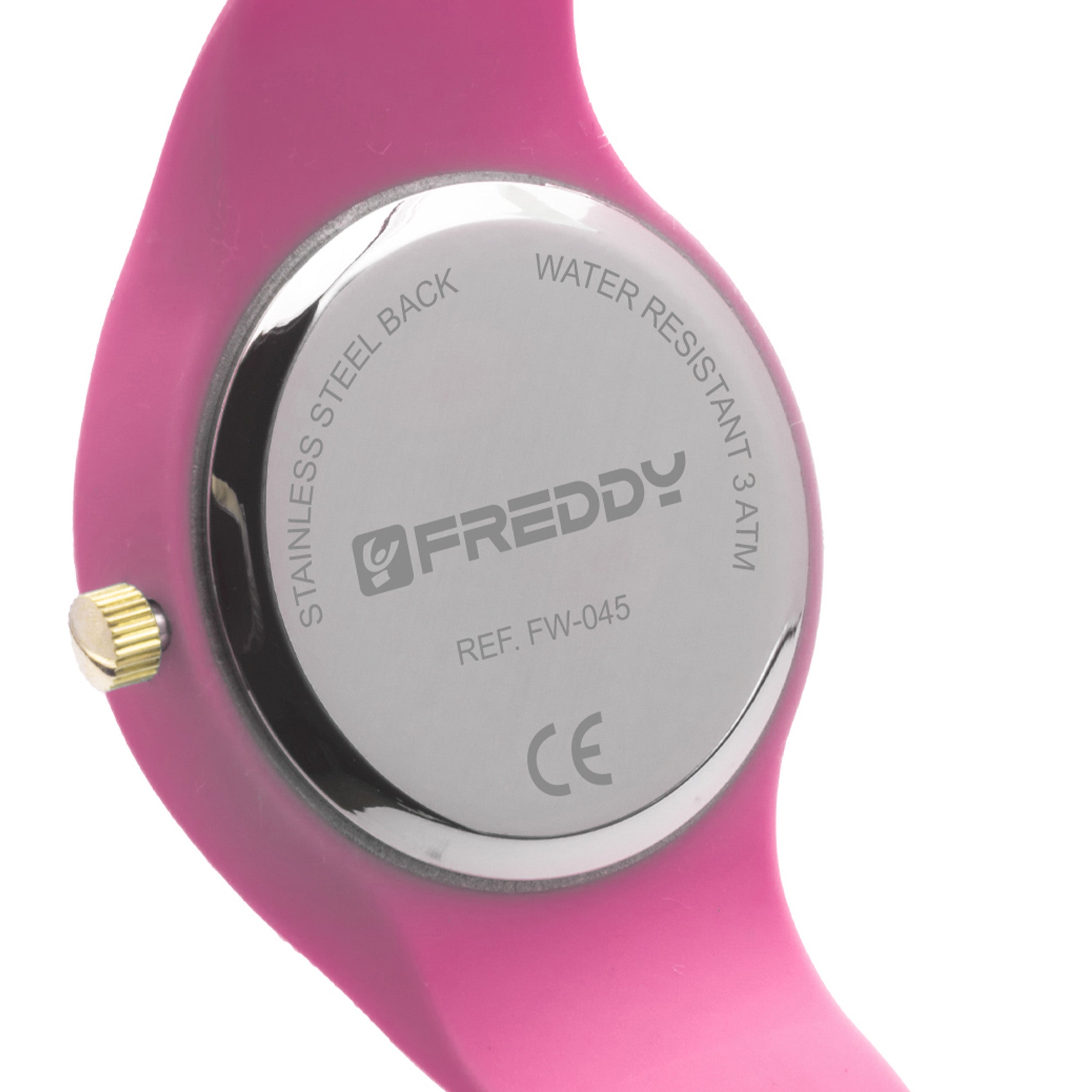 Freddy Rhythm Fucsia e Gold - orologio